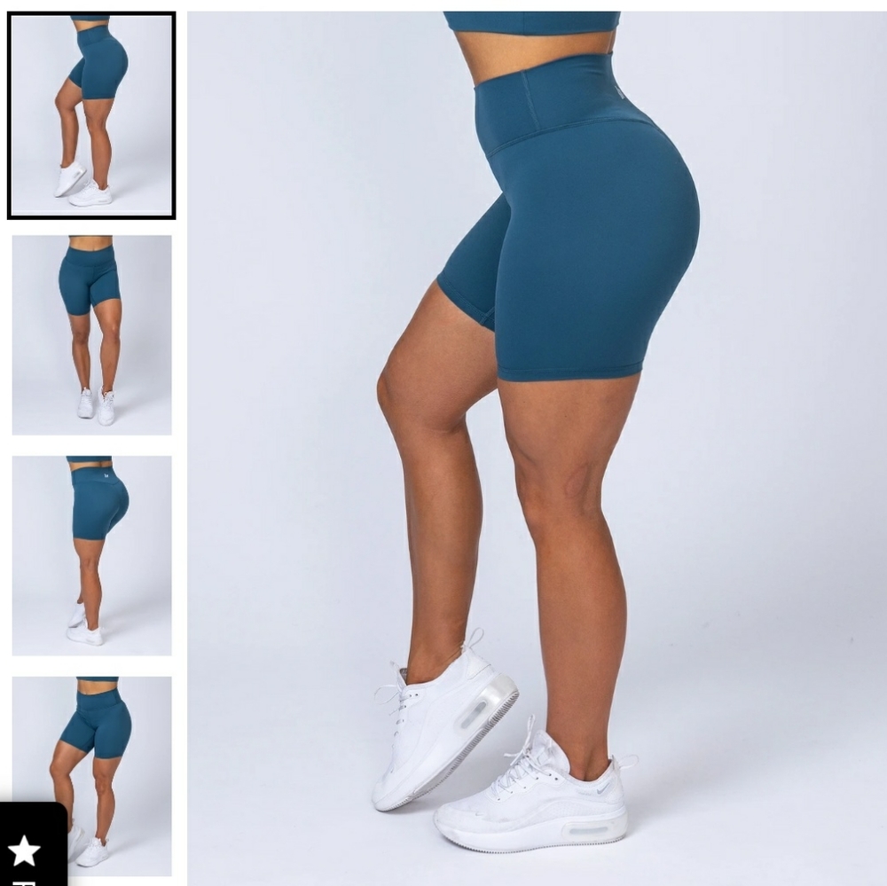 Muscle Nation - 
V2 BUTTER BIKE SHORTS - MARINE